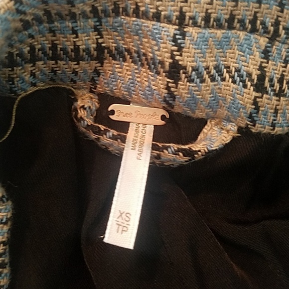 Free People women XS Chess blazer career wear - Picture 6 of 6